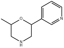 Morpholine, 2-methyl-6-(3-pyridinyl)- Struktur