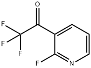 2,2,2-trifluoro-1-(2-fluoropyridin-3-yl)ethan-1-one Struktur