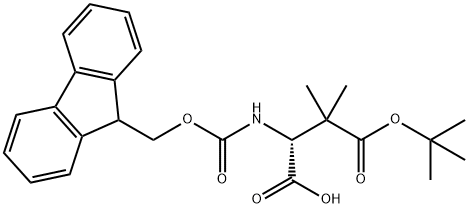 Fmoc-beta-dimethyl-Asp(OtBu)-OH Struktur