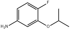 Benzenamine, 4-fluoro-3-(1-methylethoxy)- Struktur