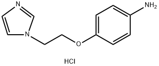 4-[2-(1H-咪唑-1-基)乙氧基]苯胺二鹽酸鹽 結構式