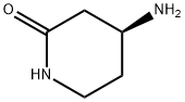 2-Piperidinone, 4-amino-, (4S)- Struktur