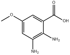 Benzoic acid, 2,3-diamino-5-methoxy- Struktur