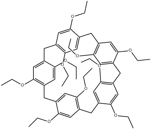 Diethyoxypillar[5]arene Struktur