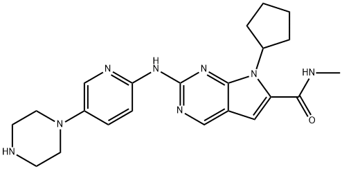 Ribociclib Impurity 2(N-desmethyl Ribociclib) Struktur