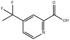 4-(1,1-DIFLUOROETHYL)PICOLINIC ACID Struktur