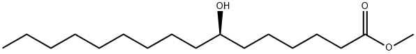 Hexadecanoic acid, 7-hydroxy-, methyl ester, (7R)- Struktur