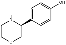 Phenol, 4-(3S)-3-morpholinyl- Struktur