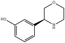 Phenol, 3-(3S)-3-morpholinyl- Struktur