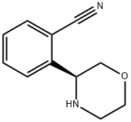 Benzonitrile, 2-(3S)-3-morpholinyl- Struktur