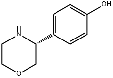 Phenol, 4-(3R)-3-morpholinyl- Struktur