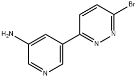 3-Bromo-6-(5-aminopyridyl-3-yl)pyridazine Struktur