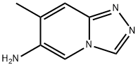 7-methyl-[1,2,4]triazolo[4,3-a]pyridin-6-amine Struktur