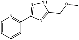 2-[3-(Methoxymethyl)-1H-1,2,4-triazol-5-yl]pyridine Struktur