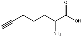 2-aminohept-6-ynoic acid Struktur