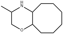 2H-Cycloocta[b]-1,4-oxazine, decahydro-3-methyl- Struktur