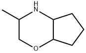 Cyclopent[b]-1,4-oxazine, octahydro-3-methyl- Struktur