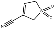 3-Thiophenecarbonitrile, 2,5-dihydro-, 1,1-dioxide Struktur