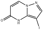 3-Iodopyrazolo[1,5-a]pyrimidin-5(4H)-one Struktur