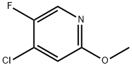 Pyridine, 4-chloro-5-fluoro-2-methoxy- Struktur