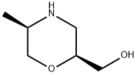 2-Morpholinemethanol, 5-methyl-, (2S,5R)- Struktur