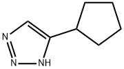 1H-1,2,3-Triazole, 5-cyclopentyl- Struktur