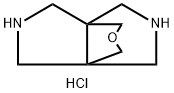 3-oxa-7,10-diazatricyclo[3.3.3.0,1,5]undecane dihydrochloride Struktur