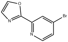 Pyridine, 4-bromo-2-(2-oxazolyl)- Struktur