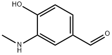 4-hydroxy-3-(methylamino)benzaldehyde Struktur