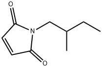 1H-Pyrrole-2,5-dione, 1-(2-methylbutyl)- Struktur