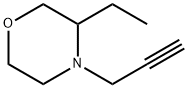 Morpholine, 3-ethyl-4-(2-propyn-1-yl)- Struktur