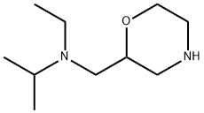 2-Morpholinemethanamine,N-ethyl-N-(1-methylethyl)- Struktur