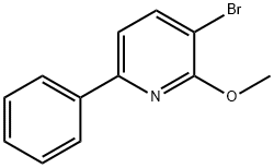 Pyridine, 3-bromo-2-methoxy-6-phenyl- Struktur