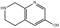 1,7-Naphthyridin-3-ol, 5,6,7,8-tetrahydro- Struktur