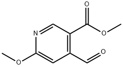 methyl 4-formyl-6-methoxynicotinate, 1256837-32-7, 結(jié)構(gòu)式