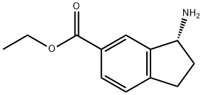 ethyl (R)-3-amino-2,3-dihydro-1H-indene-5-carboxylate Struktur