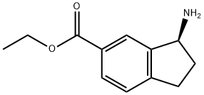 ethyl (S)-3-amino-2,3-dihydro-1H-indene-5-carboxylate Struktur