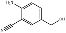 Benzonitrile, 2-amino-5-(hydroxymethyl)- Struktur