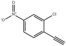 Benzene, 2-chloro-1-ethynyl-4-nitro- Struktur