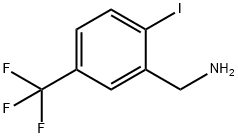 1-[2-iodo-5-(trifluoromethyl)phenyl]methanamine Struktur