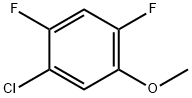 1-Chloro-2,4-difluoro-5-methoxybenzene Struktur