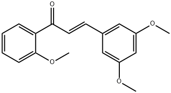 2-Propen-1-one, 3-(3,5-dimethoxyphenyl)-1-(2-methoxyphenyl)-, (2E)- 結(jié)構(gòu)式