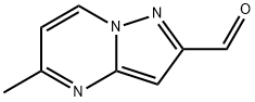 Pyrazolo[1,5-a]pyrimidine-2-carboxaldehyde, 5-methyl- Struktur