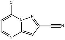 7-chloropyrazolo[1,5-a]pyrimidine-2-carbonitrile Struktur