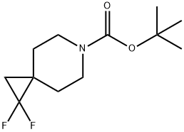 tert-butyl 1,1-difluoro-6-azaspiro[2.5]octane-6-carboxylate Struktur