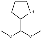 Pyrrolidine, 2-(dimethoxymethyl)- Struktur