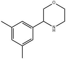 Morpholine, 3-(3,5-dimethylphenyl)- Struktur