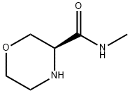 3-Morpholinecarboxamide,N-methyl-,(3S)- Struktur