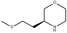 Morpholine, 3-[2-(methylthio)ethyl]-, (3S)- Struktur