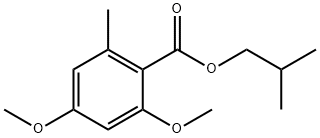 Benzoic acid,2,4-diMethoxy-6-Methyl-,2- Methylpropyl ester Struktur